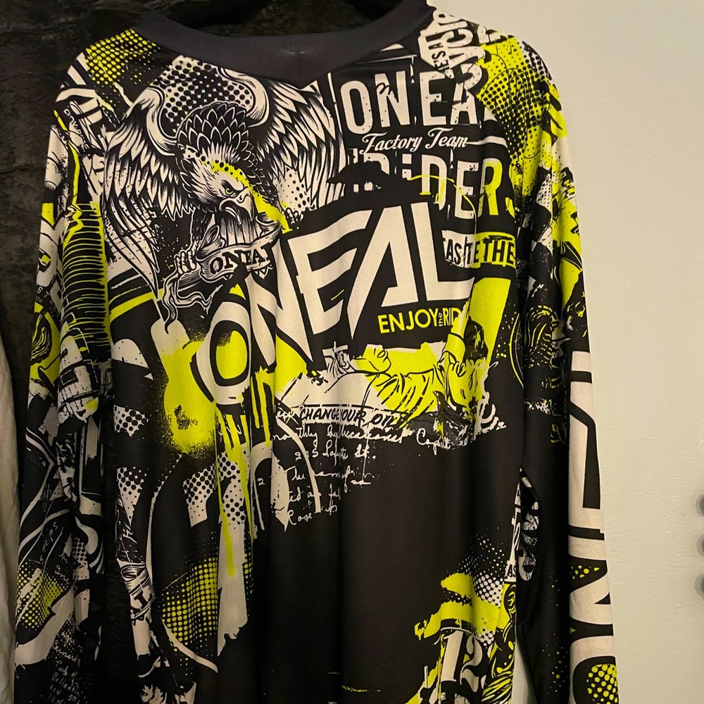 O’neal Motorcross jersey, worn twice